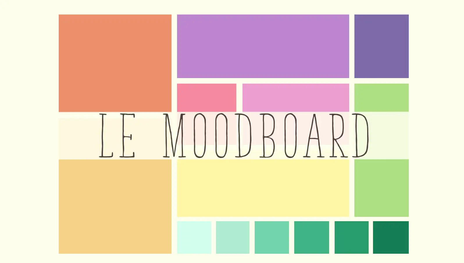 Le Mood board pour l’inspiration
