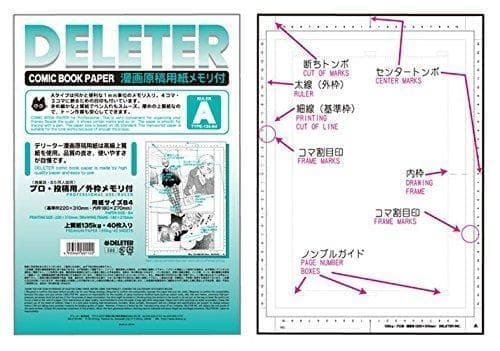 Le papier manga Deleter - Le Mangakoaching