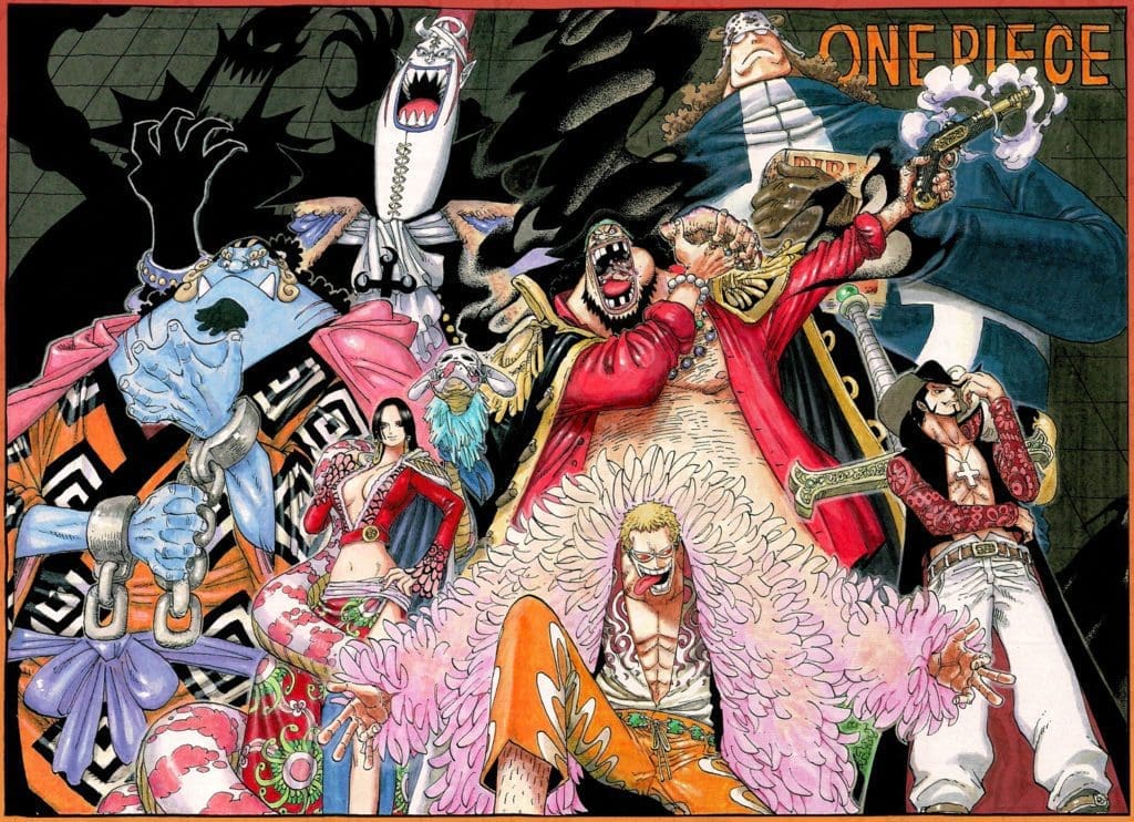 Les différences de tailles exemple de One Piece