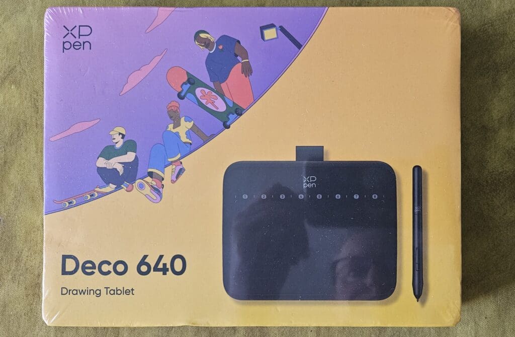 XPPen Deco 640 boîte recto