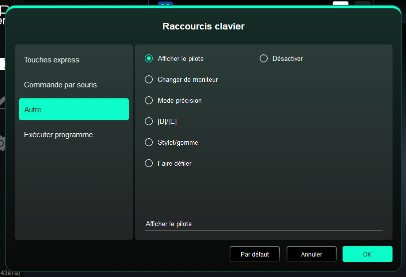 xp pen deco 01 v3 raccourci clavier 3